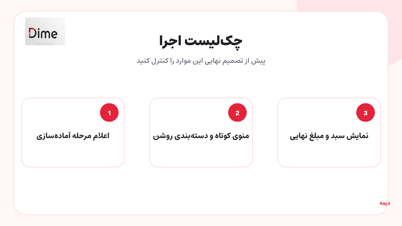 اعلام مرحله آماده‌سازی